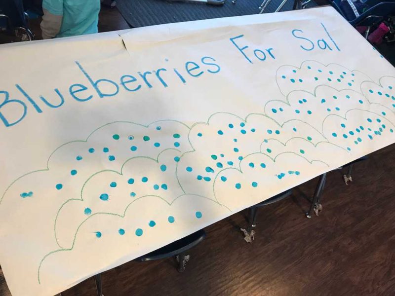blueberries for sal poster