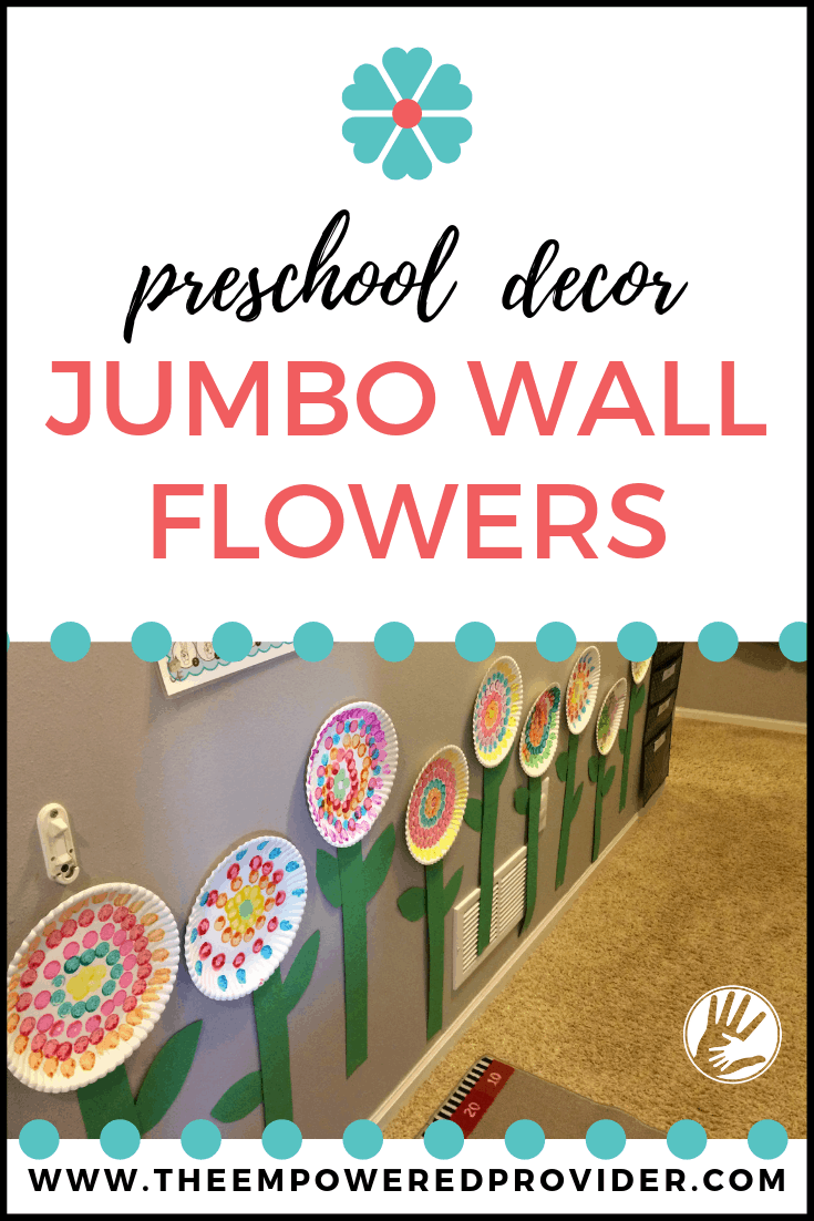 jumbo paper flowers on wall