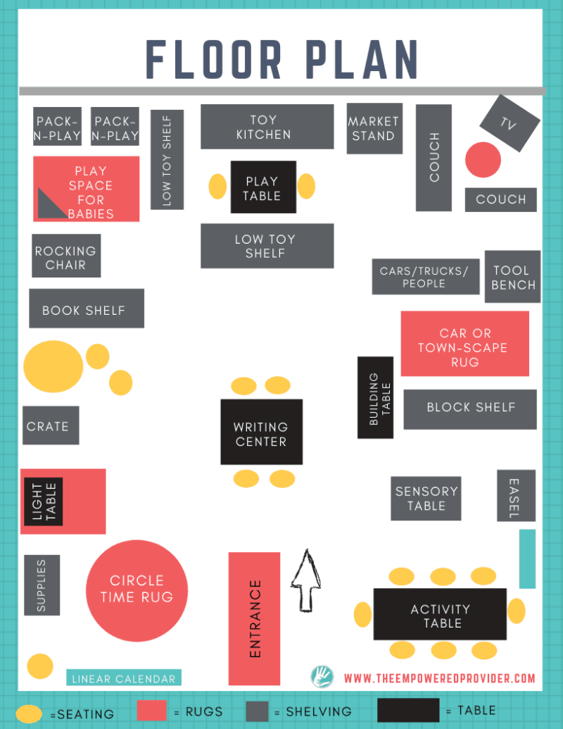 child care space floor plan