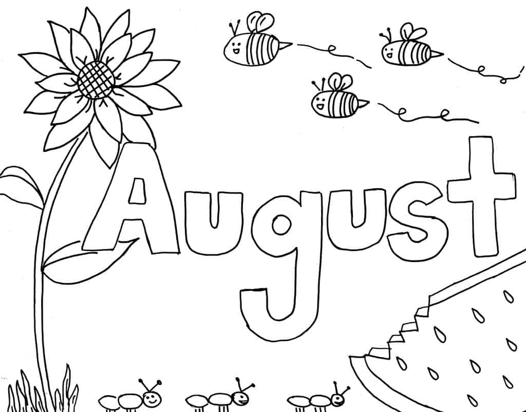 Printable Coloring Pages For Each Month   The Empowered Provider