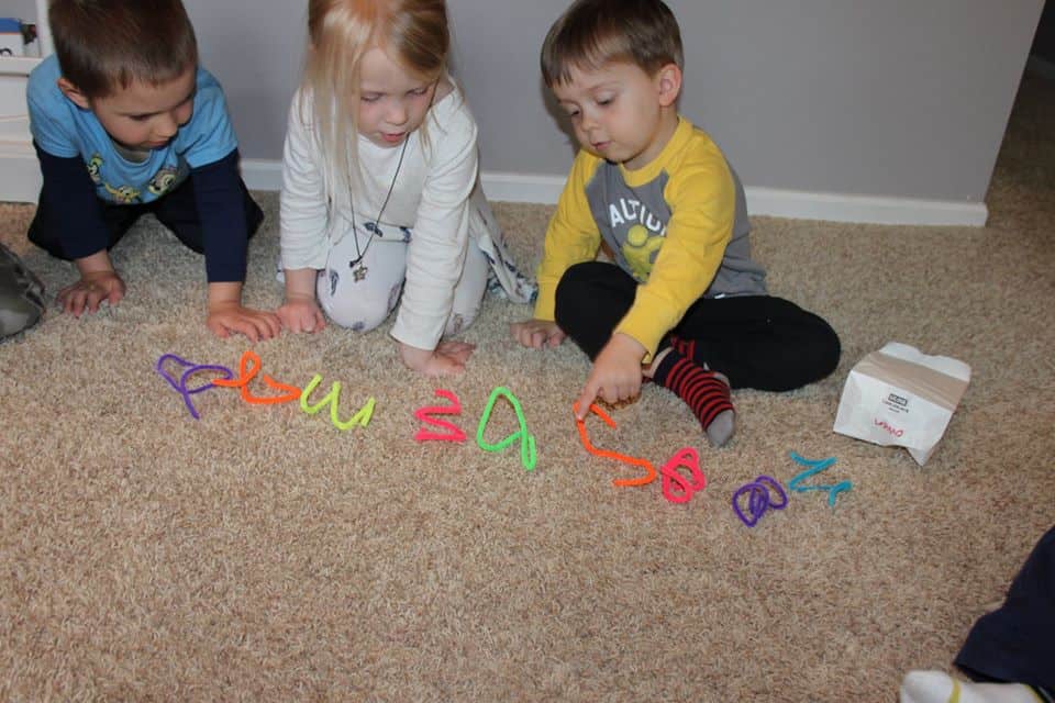 hands on math activities for preschoolers young kids counting items from a bag