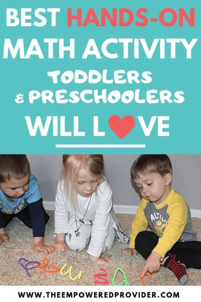 hands on math activity for preschoolers