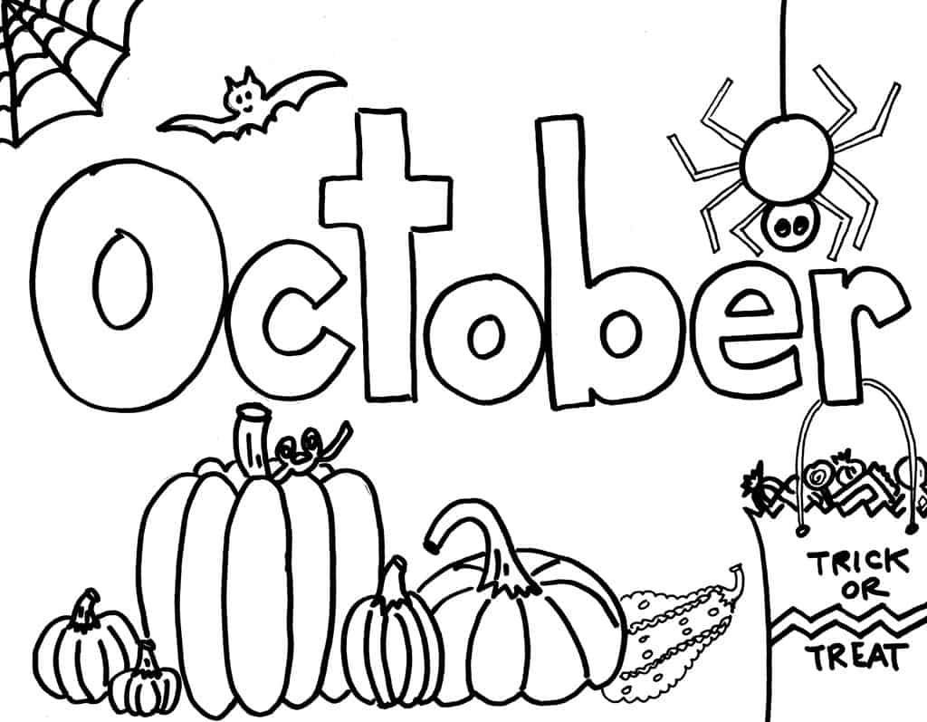 Printable Monthly Coloring Pages   The Empowered Provider
