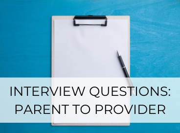 WHAT TO ASK A DAYCARE PROVIDER CLIPBOARD