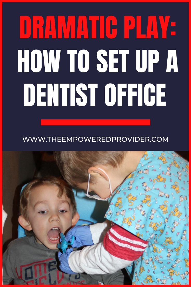 dramatic play scene dentist office