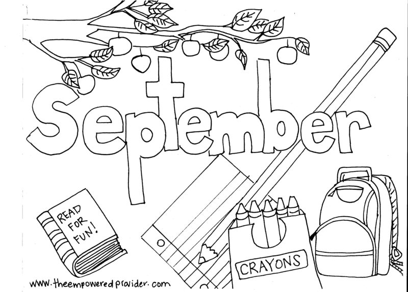 Printable Monthly Coloring Pages The Empowered Provider