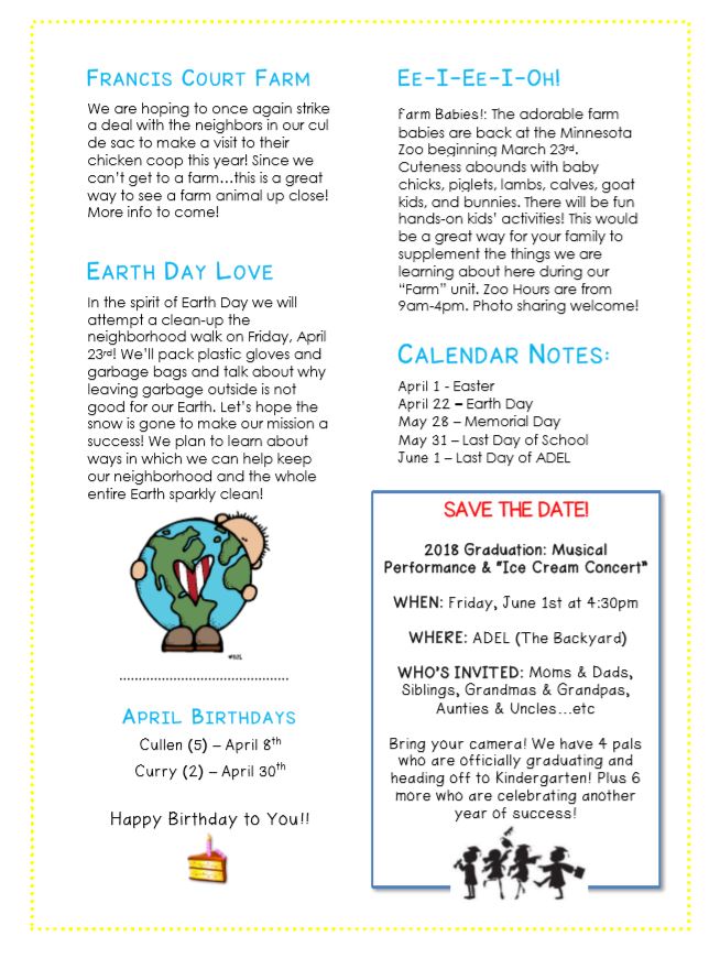 How To Write A Child Care Newsletter The Empowered Provider